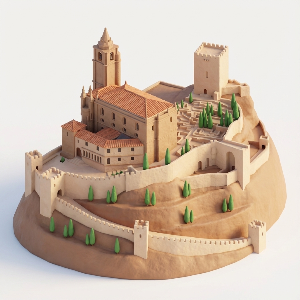Fortaleza de la Mota 3D